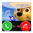 Fake call from Paw Rocky icône