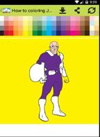 How To Color Justice Young 截图 1