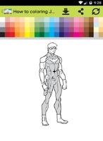 How To Color Justice Young 截图 2