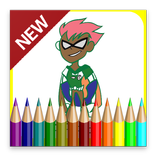 How to color Titan Kid