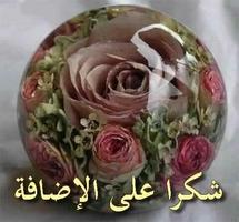 بطاقات ورد لشكر على قبول صداقة imagem de tela 2