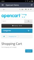 OpenCart Shopping Cart App poster