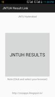 JNTUH Results Link Affiche