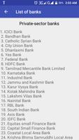List of Banks capture d'écran 3