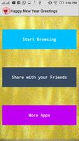Happy New Year greeting 2018,new year greeting Plakat
