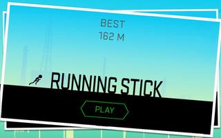 Running Stick Plakat