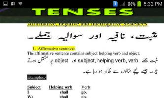 Learn English Tenses: in Urdu capture d'écran 3