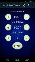 HIIT Interval timer Tabata Running Workout 2017 plakat