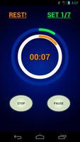 HIIT Interval timer Tabata Running Workout 2017 screenshot 2