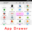アプリ・ドロワー App Drawer