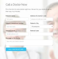 KallDoc. A doctor in seconds. plakat