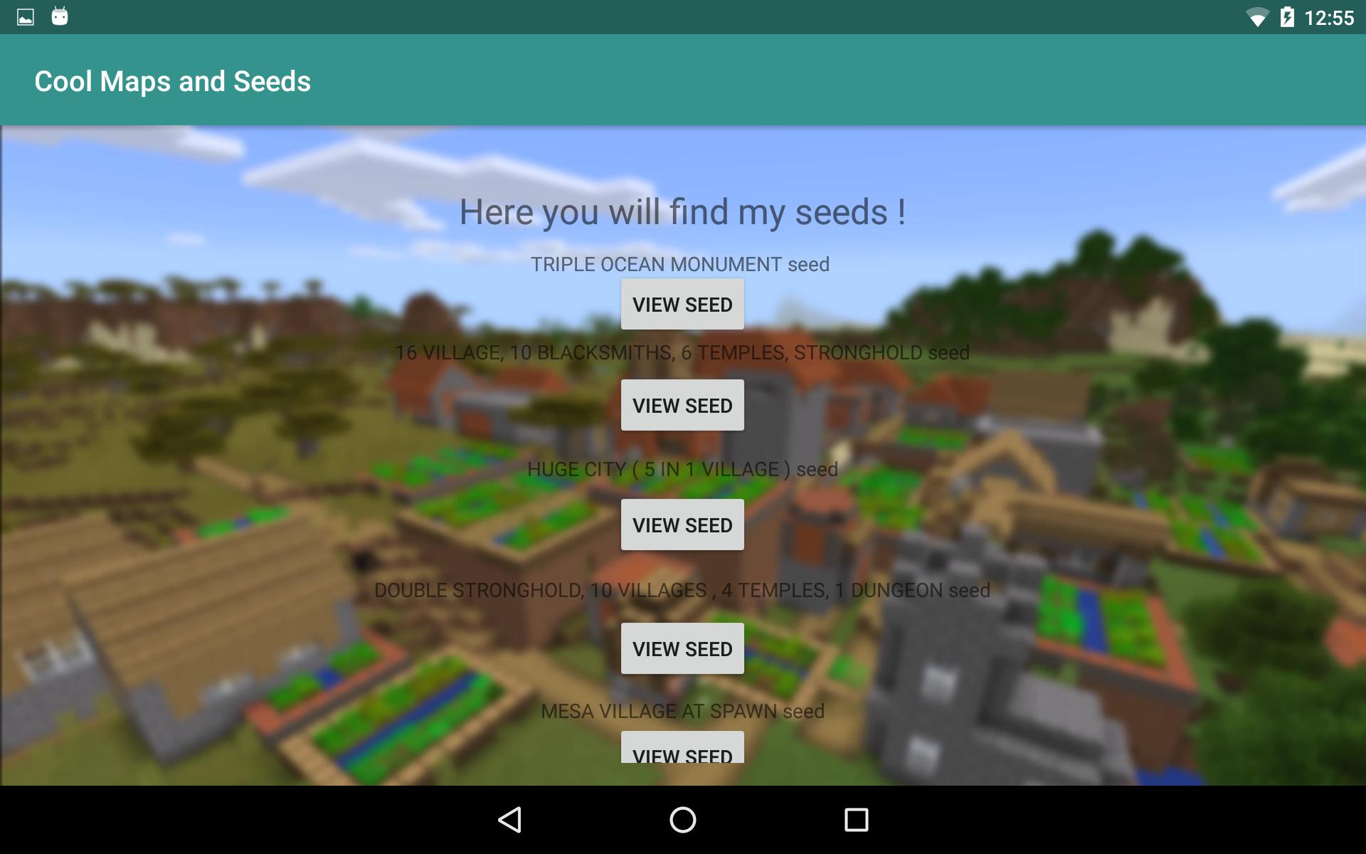 Cool Maps And Seeds Mcpe For Android Apk Download - roblox city seed