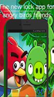 angry bad birds piggies lock wallpapers Affiche