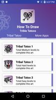 How to Draw Tribal Tattoo Affiche
