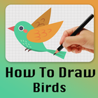 Icona How to Draw Birds Step by step