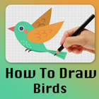 How to Draw Birds Step by step icône