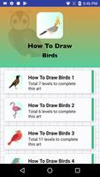 How to Draw Birds Step by step الملصق