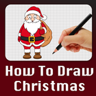 How to draw Christmas 2017 ikon