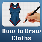How to draw Cloths آئیکن
