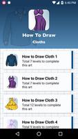 How to draw Cloths پوسٹر