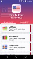 How to draw Country Flags captura de pantalla 1