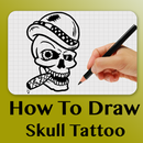 How to Draw Skulls tattoo Step by Step APK