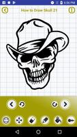 How to Draw Skulls tattoo Step by Step captura de pantalla 2