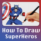 How to draw superheros 2017 icon