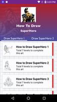 How to draw superheros 2017 Affiche