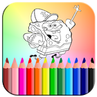 Coloring Book For Spongebobing icône