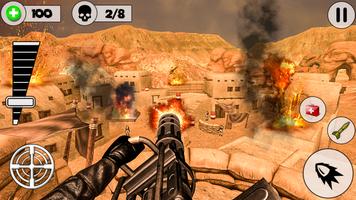 Desert Storm Gunship Gunner Battlefield: fps games screenshot 3