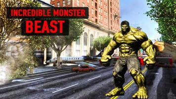 Incredible Monster Beast: Grand City Adventure syot layar 1