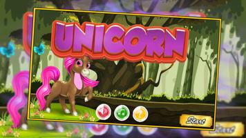 Little unicorn Jungle - run poster