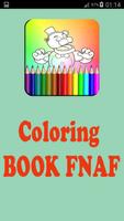 Five Nights Coloring Book FNAF poster