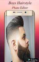 Boys Hairstyle Photo Editor Affiche