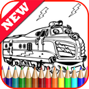 Coloring Book Apps for Chugging train Fans APK