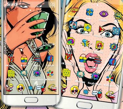 comic goddess theme for android apk download