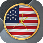 USA Clock Live Wallpaper icono