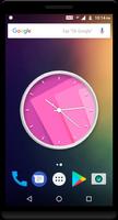 Violet Clock Live Wallpaper पोस्टर