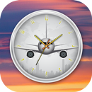 Airplane Clock Live Wallpaper APK