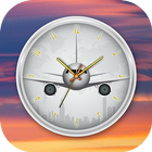 Airplane Clock Live Wallpaper Zeichen