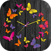 Butterfly Clock Live Wallpaper