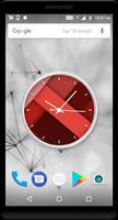 Poster Crimson Clock Live Wallpaper