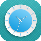 Cyan Clock Live Wallpaper أيقونة