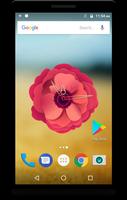 Flower Clock Live Wallpaper screenshot 1