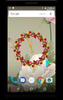 Flower Clock Live Wallpaper स्क्रीनशॉट 3