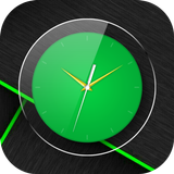 Green Clock Live Wallpaper icône
