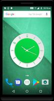 Green Clock Live Wallpaper captura de pantalla 3