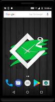 Green Clock Live Wallpaper পোস্টার