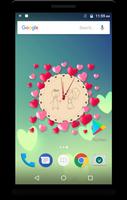 Heart Clock Live Wallpaper Affiche